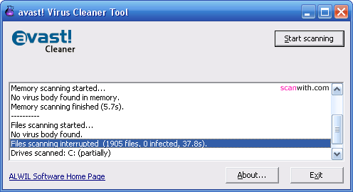 avast virus cleaner