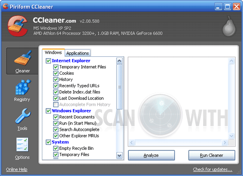 CCleaner 2.32.1165